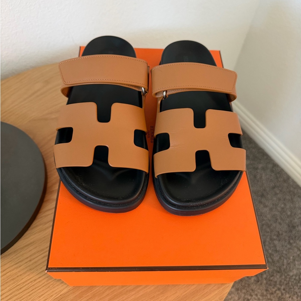 Hermes Chypre Sandals Natural Size 35 / 5